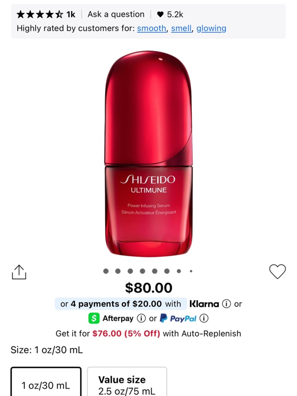 Luxury skin bundle - full size GOOPGLOW mini La Mer, Shiseido, Augustinus Bader - Picture 9 of 10